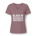 Black AF, Blessed AF V-Neck Tee