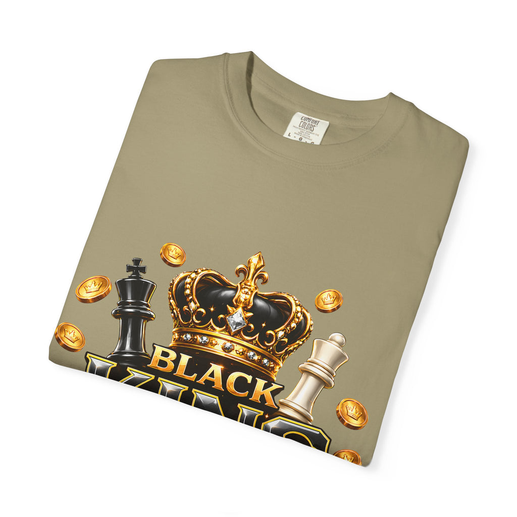 Black King T-Shirt — "Most Important Piece in the Game" Chess Crown Tee