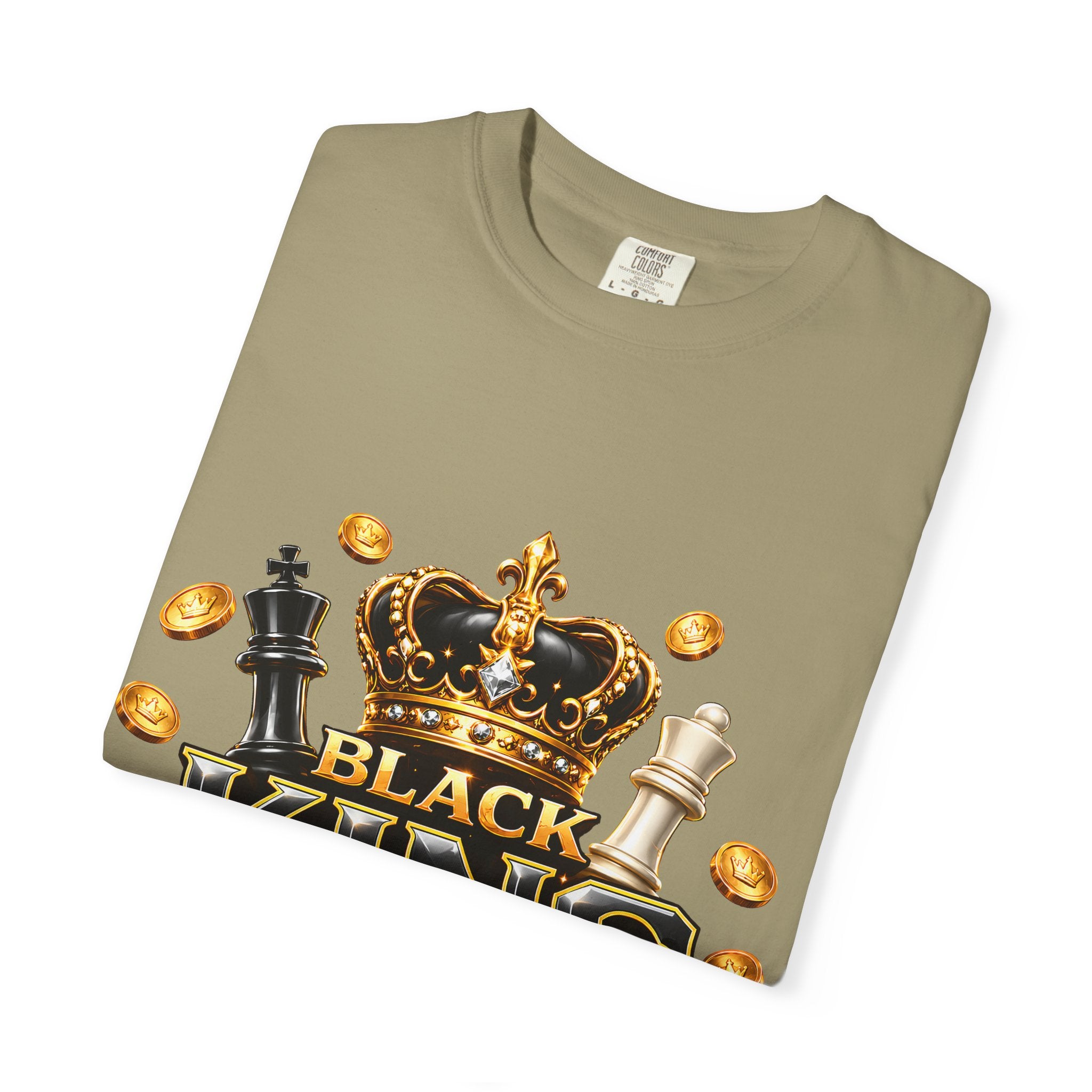 Black King T-Shirt — "Most Important Piece in the Game" Chess Crown Tee