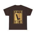 Rated L Loc·D Gold Graphic Tee — Hair Salon / Locs Pride T-Shirt