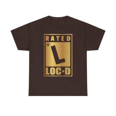 Rated L Loc·D Gold Graphic Tee — Hair Salon / Locs Pride T-Shirt