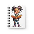 Girl Reading Journal — Cute Spiral-Bound Notebook for Kids & Teens