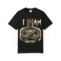 I AM Greatness T-Shirt — Black Man Crowned Inspirational Graphic Tee