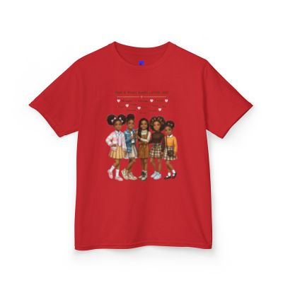 Kids Tee — 'BC Moments' Brown Girl Magic Crew Illustration