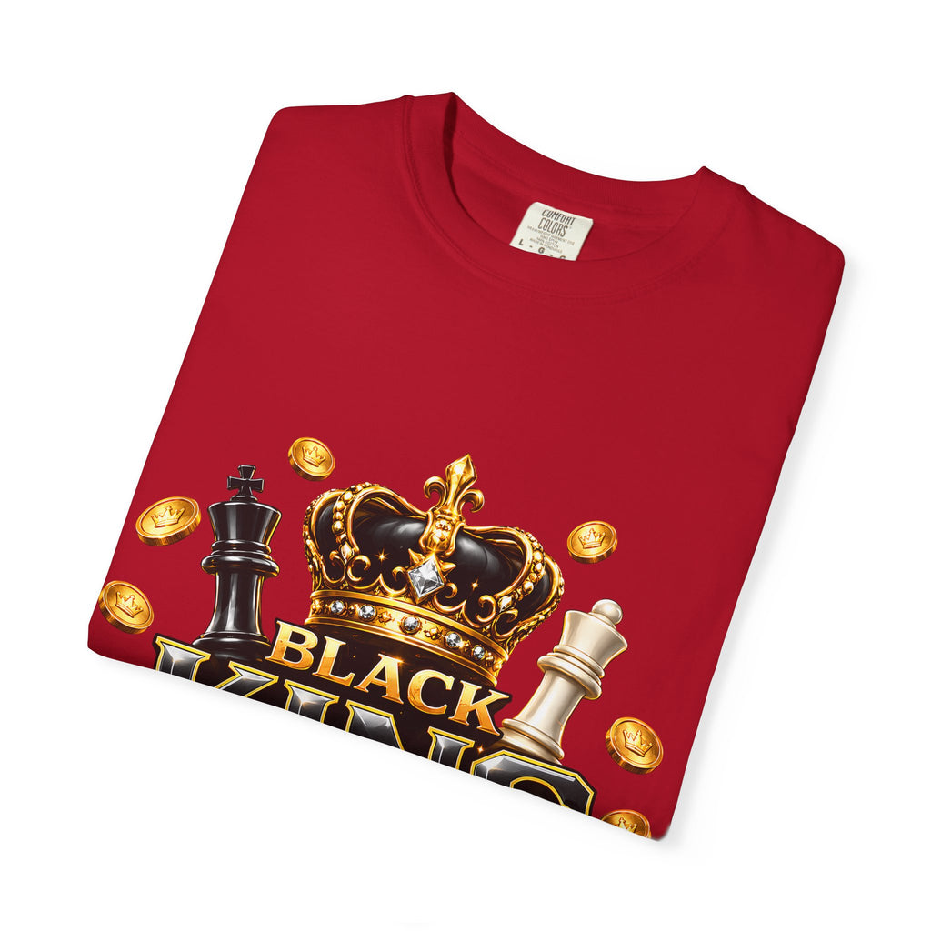 Black King T-Shirt — "Most Important Piece in the Game" Chess Crown Tee