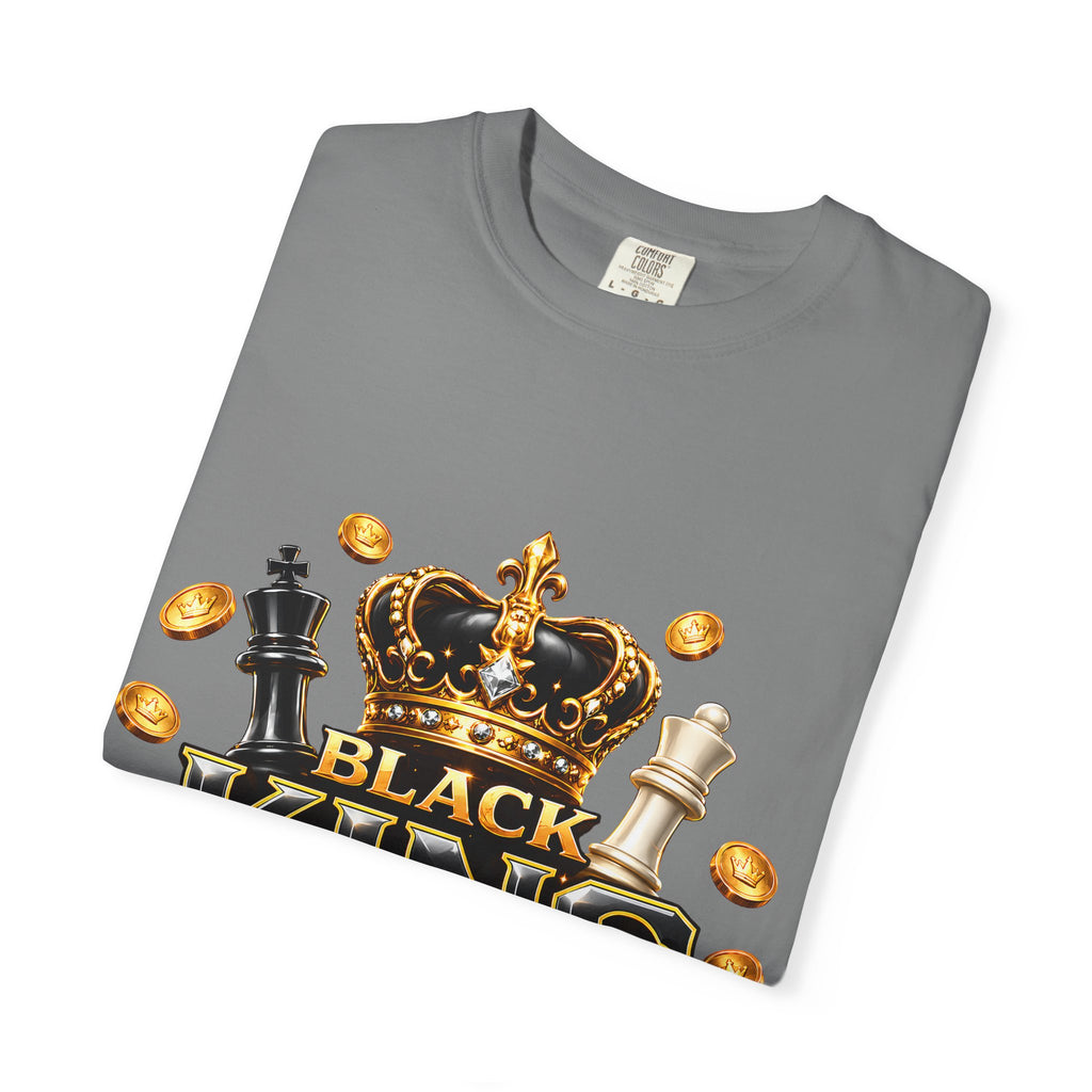 Black King T-Shirt — "Most Important Piece in the Game" Chess Crown Tee